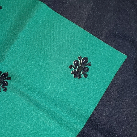 Leonardi FIRENZE Scarf ⚜️💙💚⚜️Italy Made - Picture 5 of 8